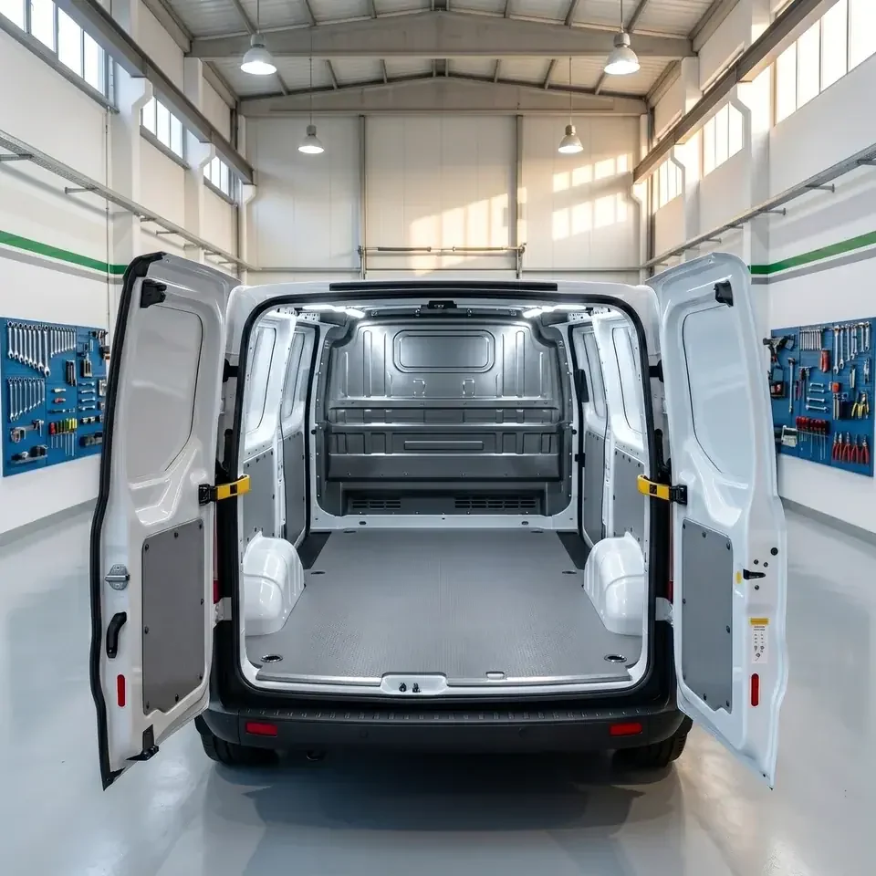Custom Racking Uk Van Flooring For Ford Vans - Van Racking Tecnolam