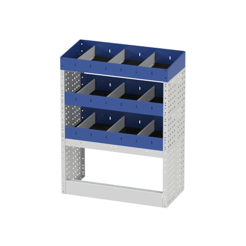 BASE module right side Peugeot Partner M simple, with shelves only
