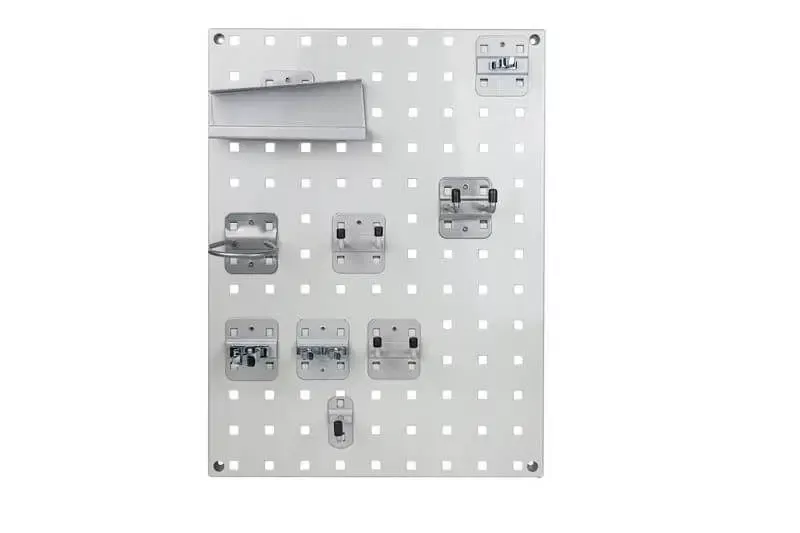 Perforated tool panels with hooks