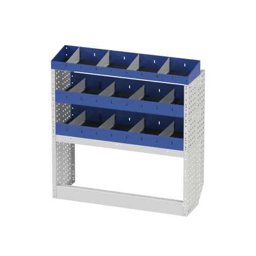 Simple module with shelves only for Peugeot Partner XL