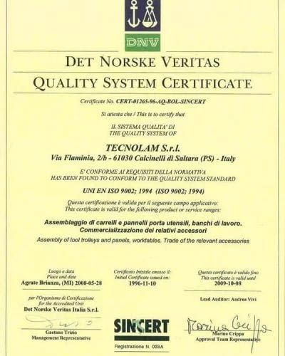 Quality certificate bf67b3e0